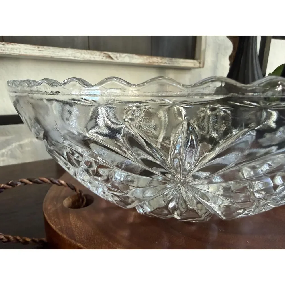 Vintage Anchor Hocking EAPC Glass Bowl 10.5